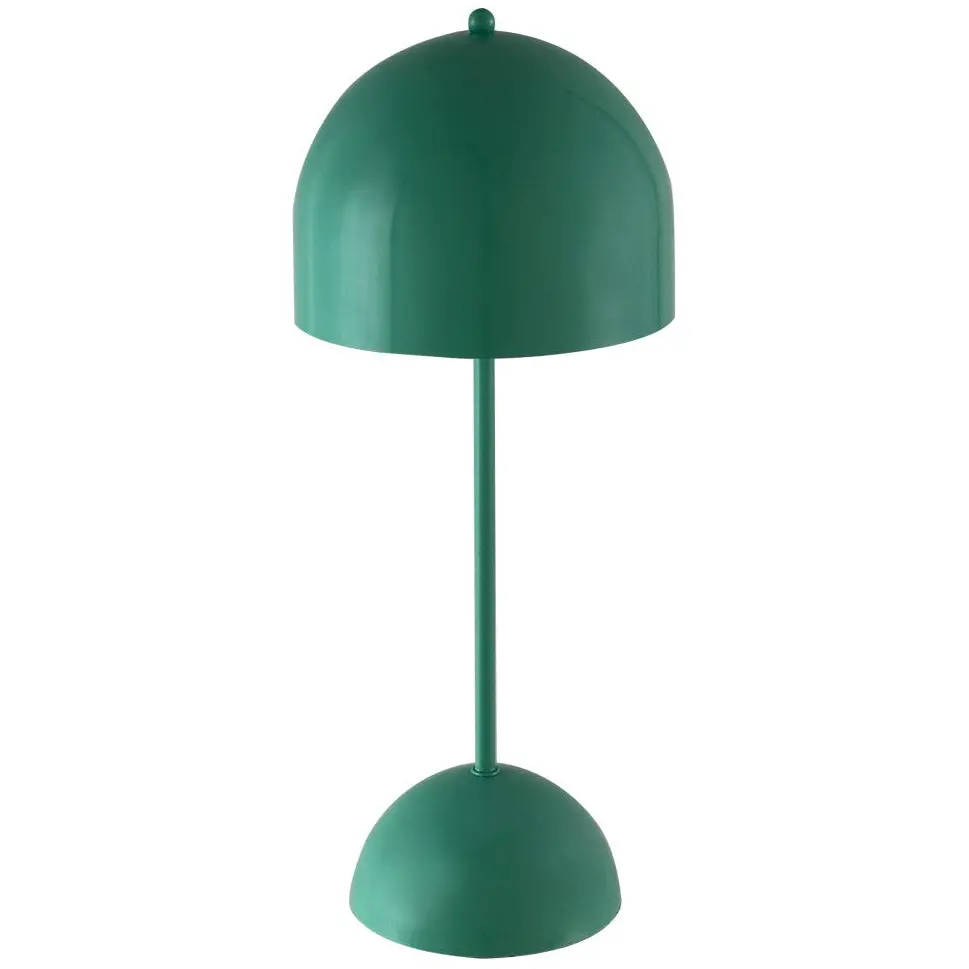 Metallic Teal Inverted Curve Led Table Lamp - 19.5" 1