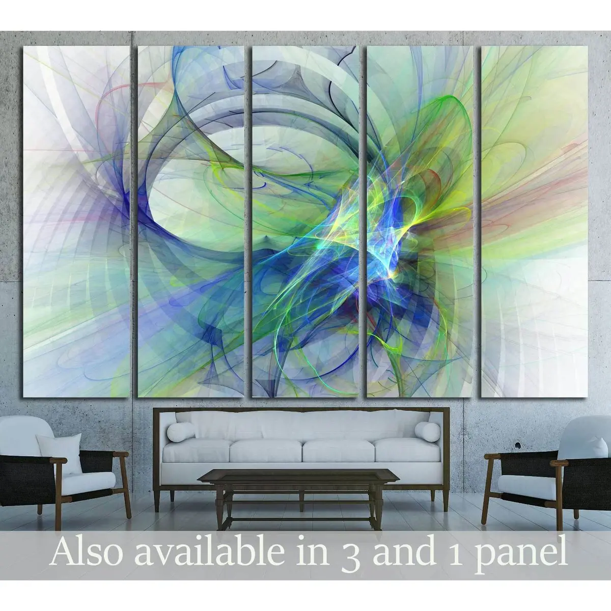 Abstract Fractal Digital Art Canvas Print №2877 — Premium Ready-to-Hang Wall Decor