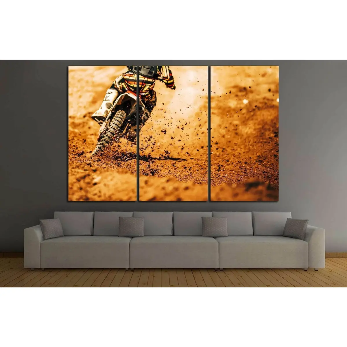 Dirt Bike №168 Ready To Hang Canvas Print 5