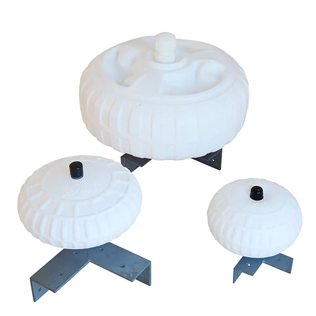 Dockedge Dock Wheel Corner Mount - 9" Diameter 1