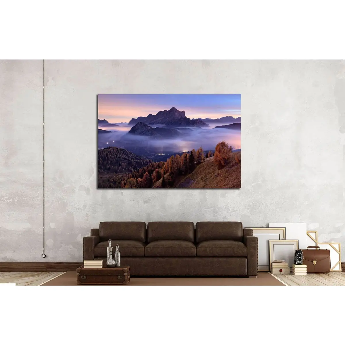 Dolomites, Italy №601 Ready To Hang Canvas Print 3