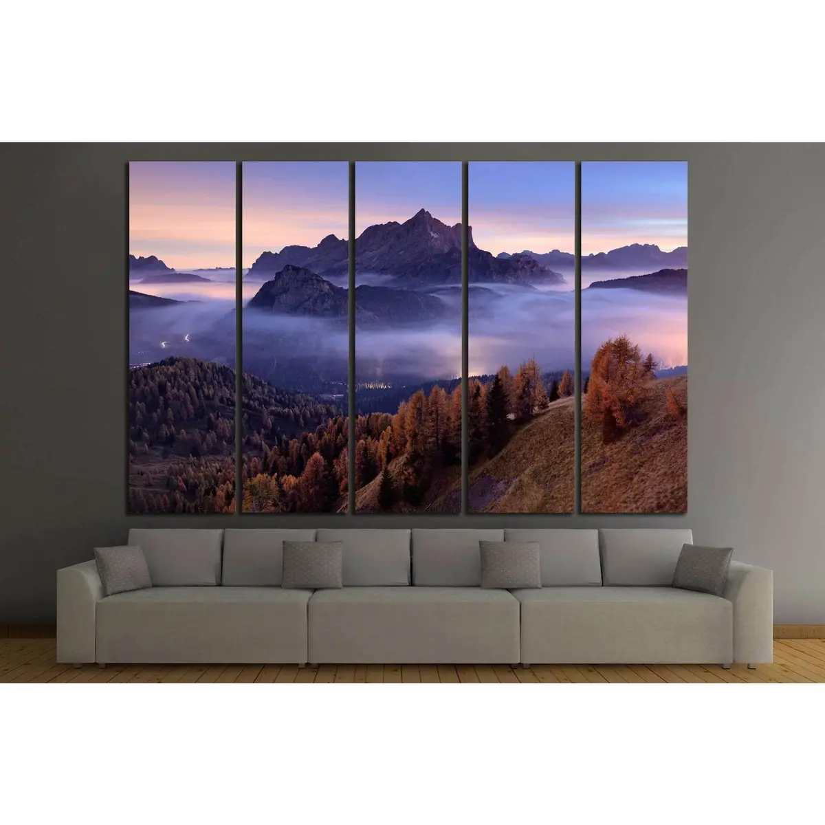 Dolomites Italy #601 Premium Ready-to-Hang Canvas Art - Image 3