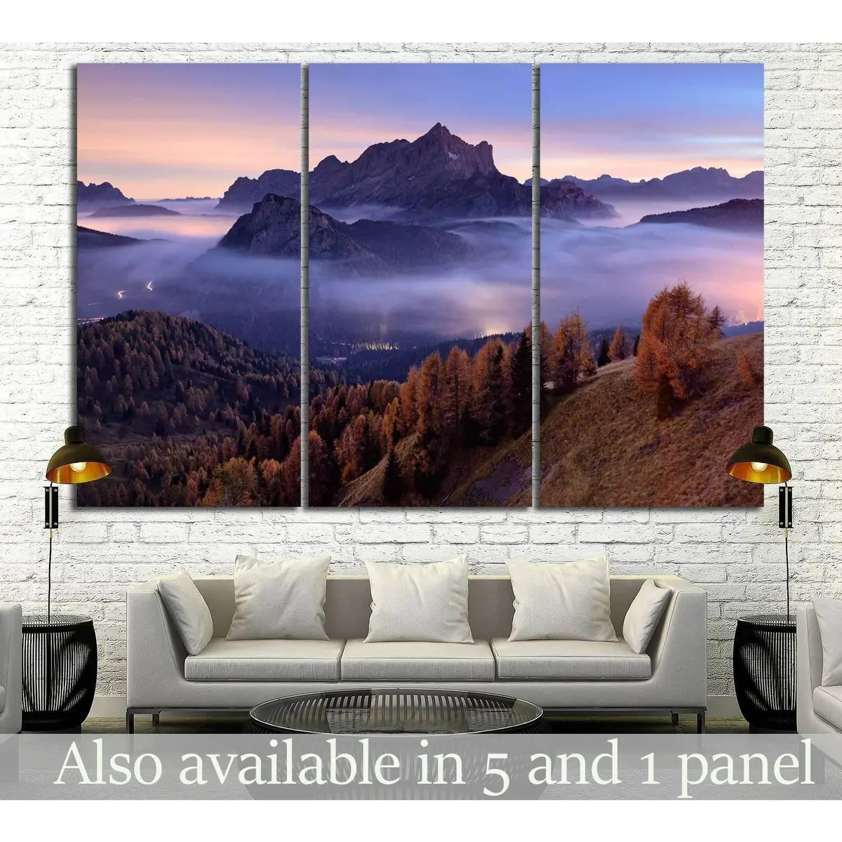 Dolomites, Italy №601 Ready To Hang Canvas Print 5