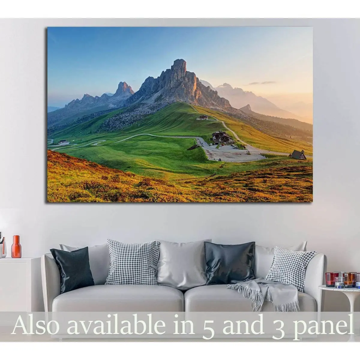 Dolomites Landscape №608 Ready To Hang Canvas Print 1