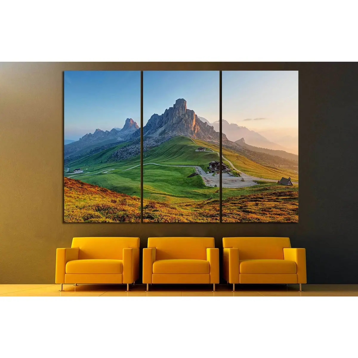 Dolomites Landscape №608 Ready To Hang Canvas Print 5