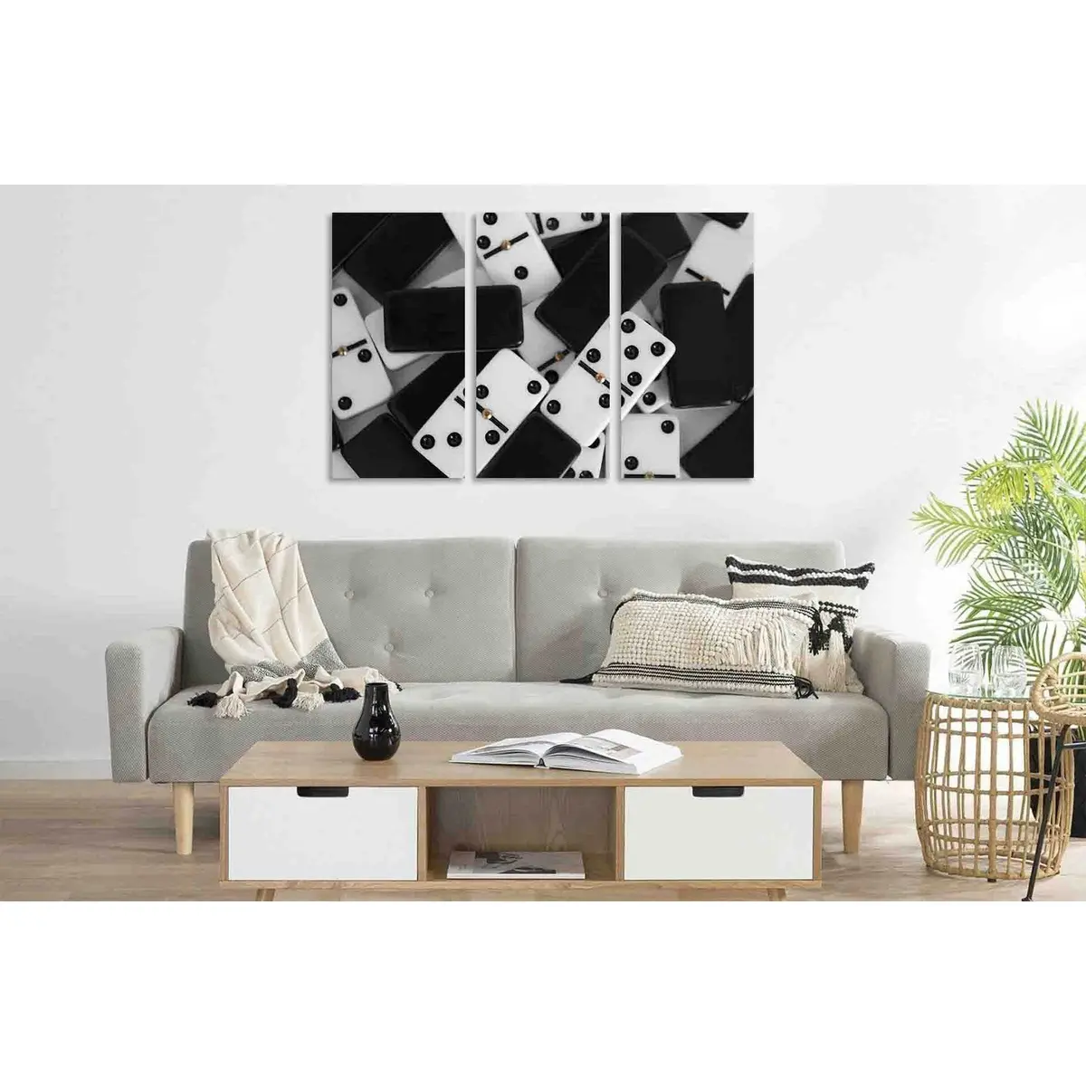 Domino Bones №D2824 Ready To Hang Canvas Print 5
