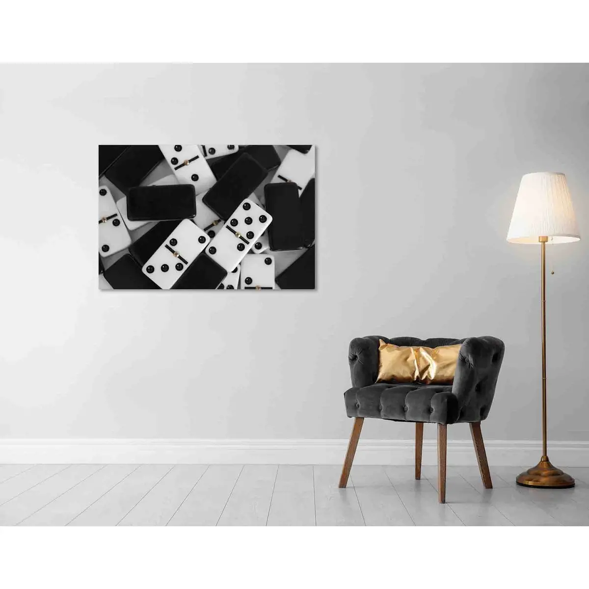 Domino Bones №D2824 Ready To Hang Canvas Print 2