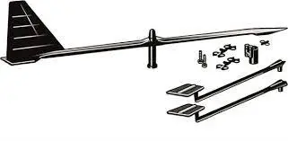 Replacment Hawk V-Tronix Vhf Antenna Wind Indicator 1