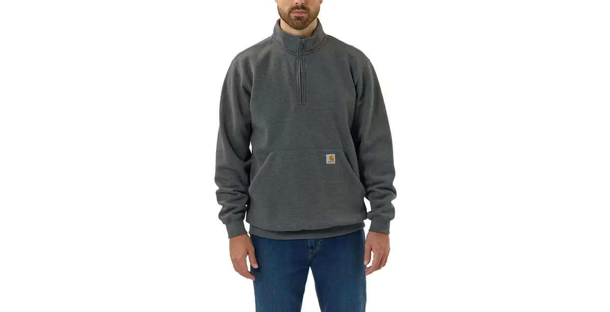 Carhartt Marquette Men's Quarter-Zip Mock-Neck Sweatshirt