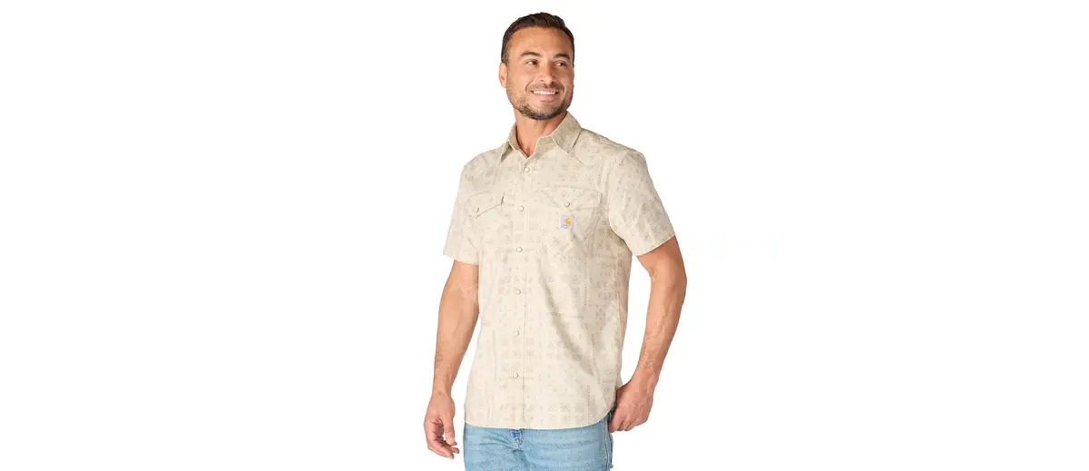 Carhartt Men's Relaxed-Fit Plaid Shirt – Montana Bozeman Collection
