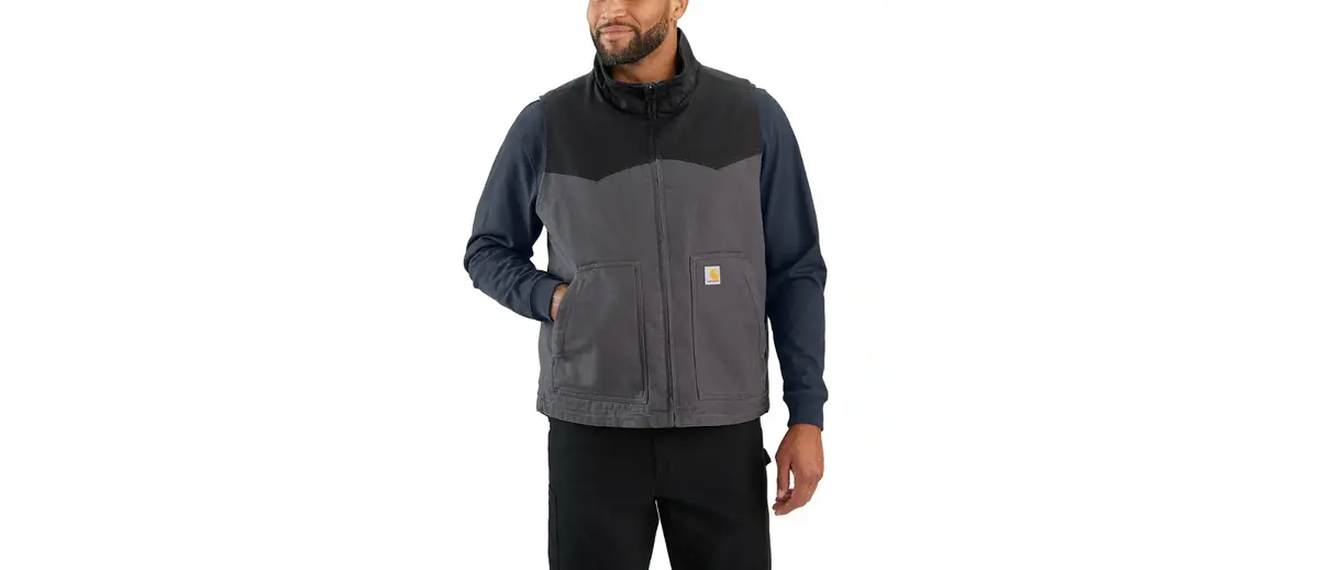Carhartt Men's Montana Vest – Rugged Flex Duck Fabric with Relaxed Fit