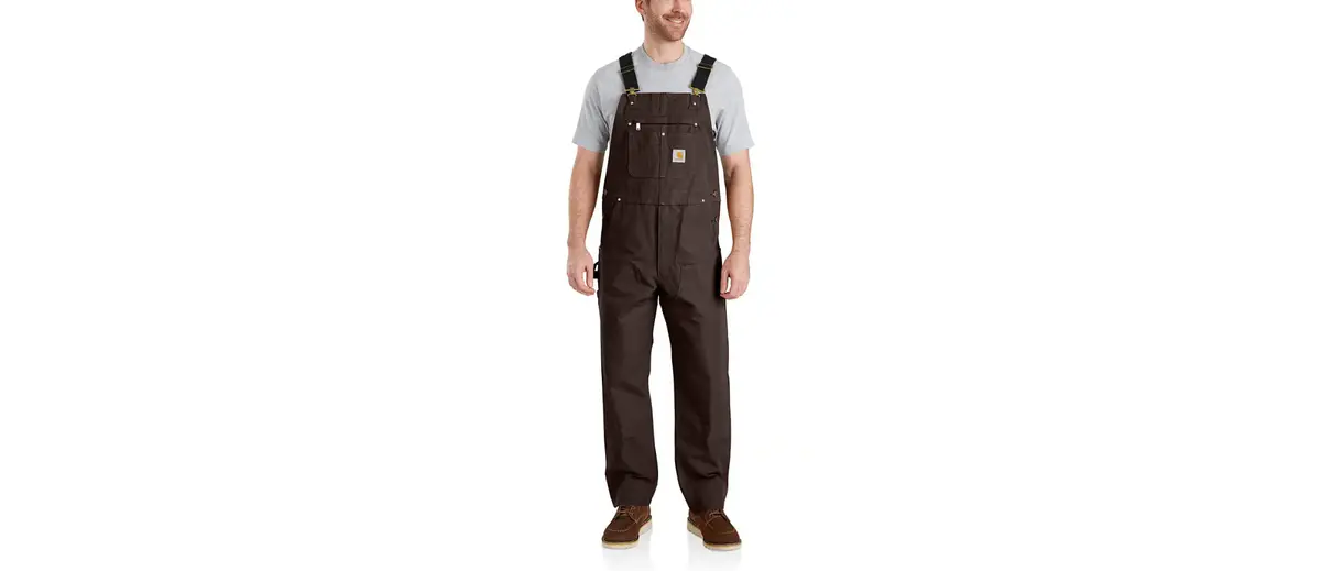 Carhartt Men's Relaxed Fit Duck Bib Overalls