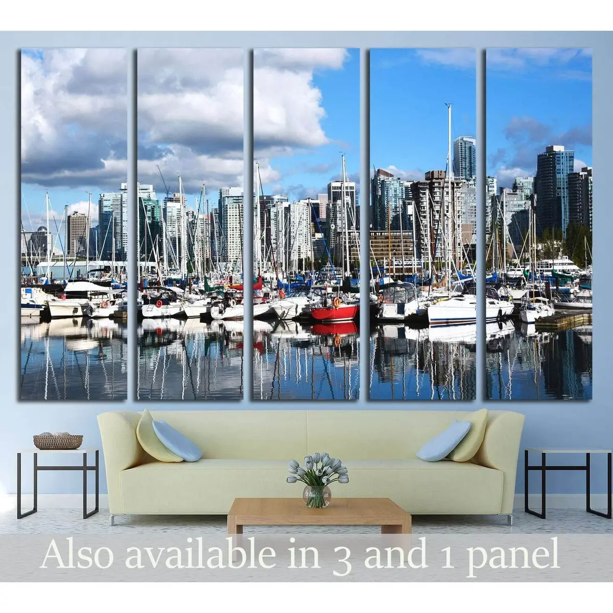 Urban Cityscape Canvas Art #2712 – Premium Ready-to-Hang Wall Decor
