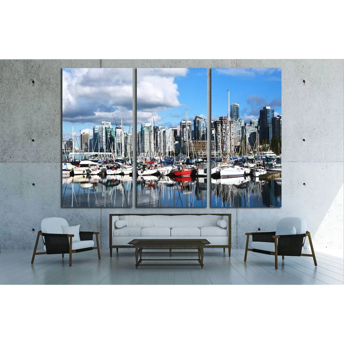 Downtown Of The Beautiful City №2712 Ready To Hang Canvas Print 5