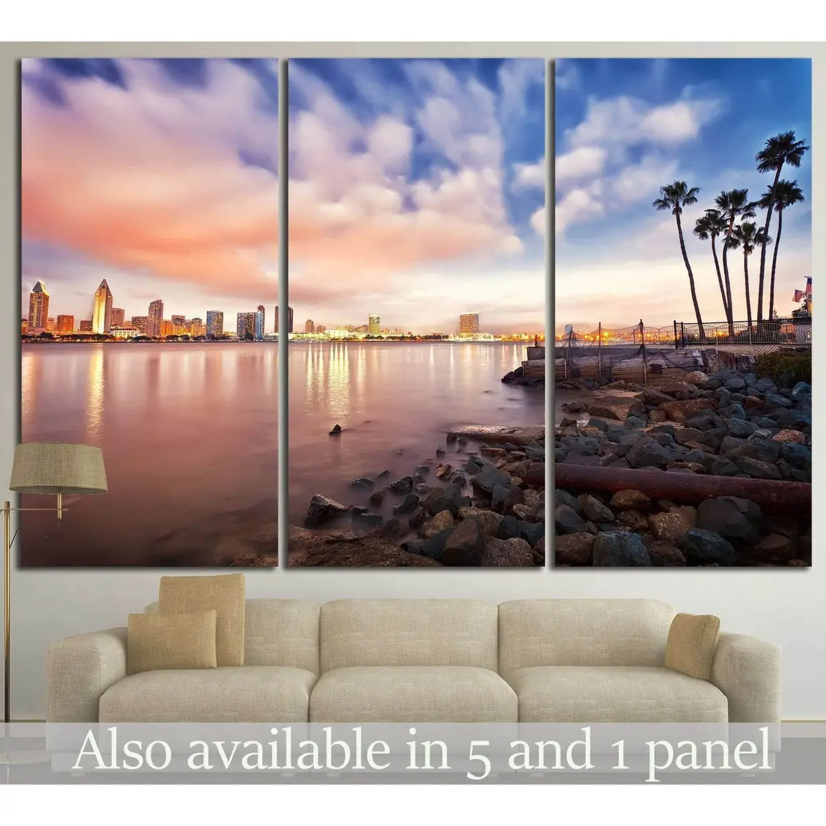 Downtown San Diego №811 Ready To Hang Canvas Print 5