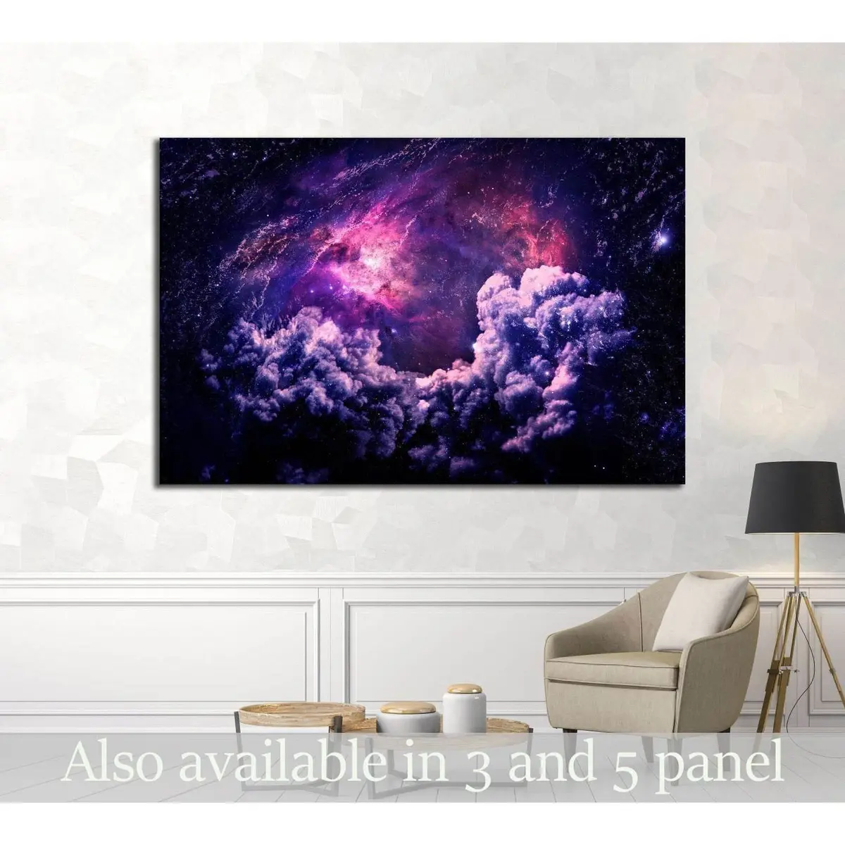 Dreamscape Galaxy - Elements Of This Image Furnished By Nasa №2451 Ready To Hang Canvas Print 1