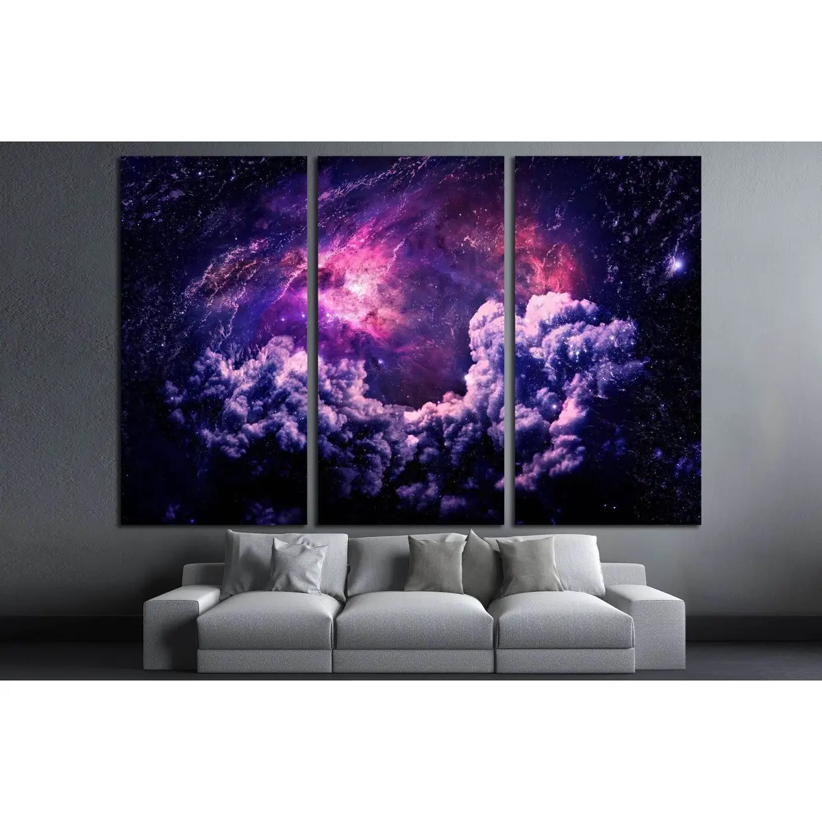 Dreamscape Galaxy - Elements Of This Image Furnished By Nasa №2451 Ready To Hang Canvas Print 5