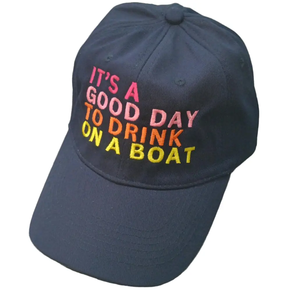 Panache Apparel "Good Day To Drink On A Boat" Baseball Cap 1