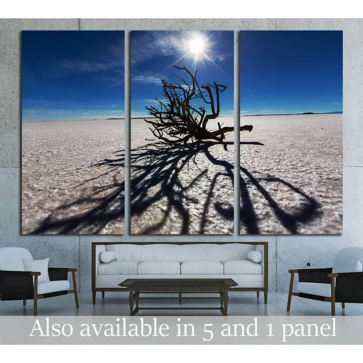 Dry Tree In Salar De Uyuni, Bolivia №1964 Ready To Hang Canvas Print 5