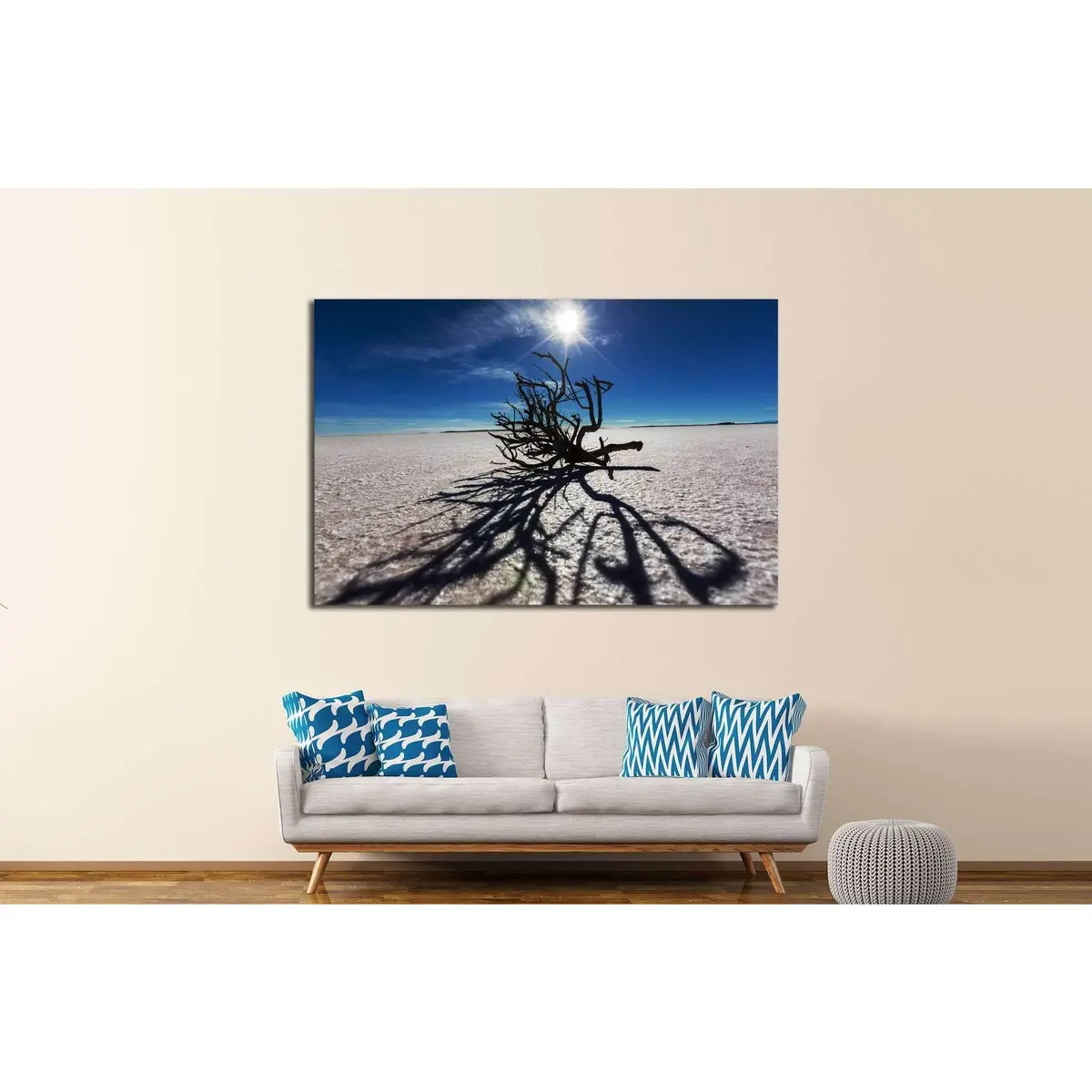 Dry Tree In Salar De Uyuni, Bolivia №1964 Ready To Hang Canvas Print 3