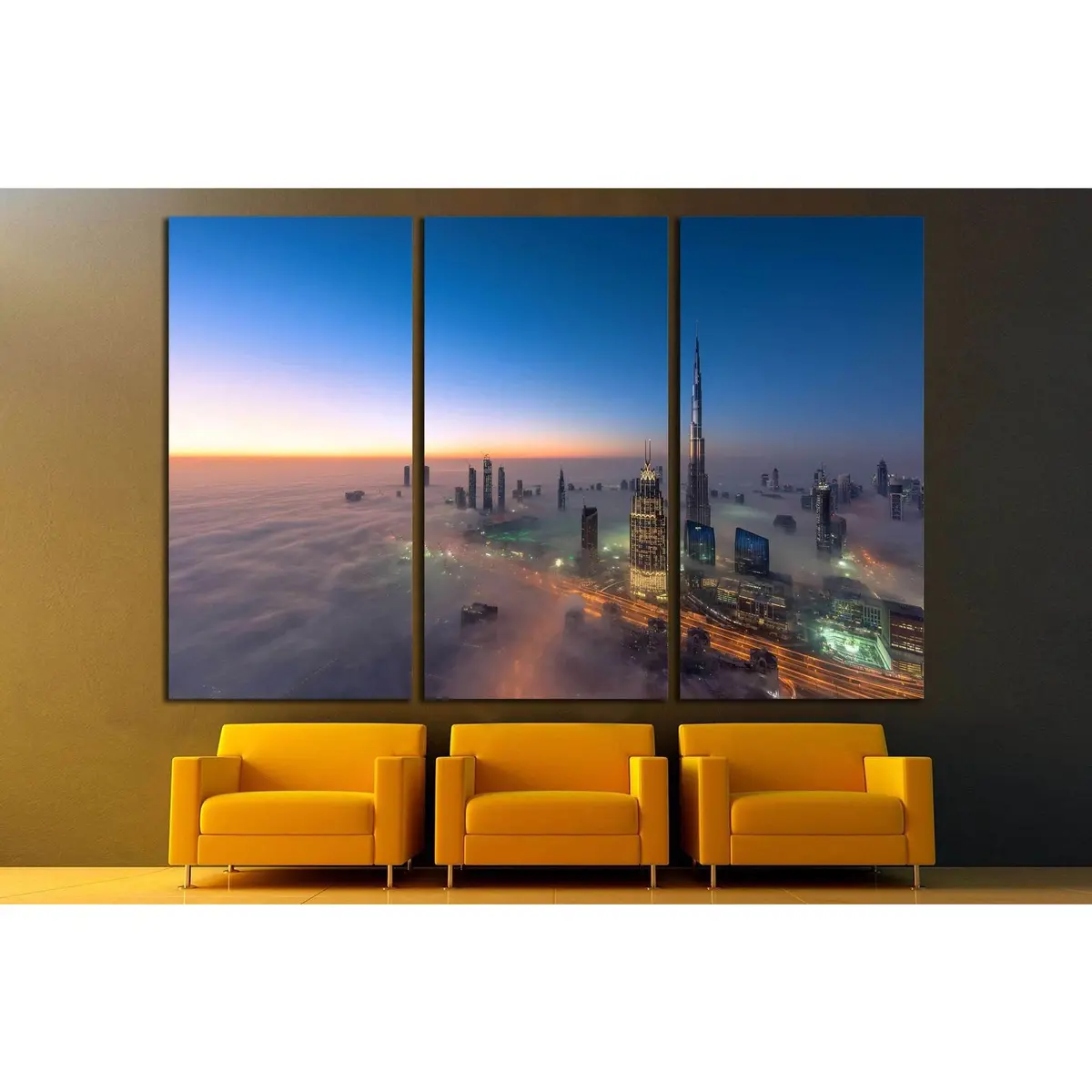 Dubai №1267 Ready To Hang Canvas Print 5