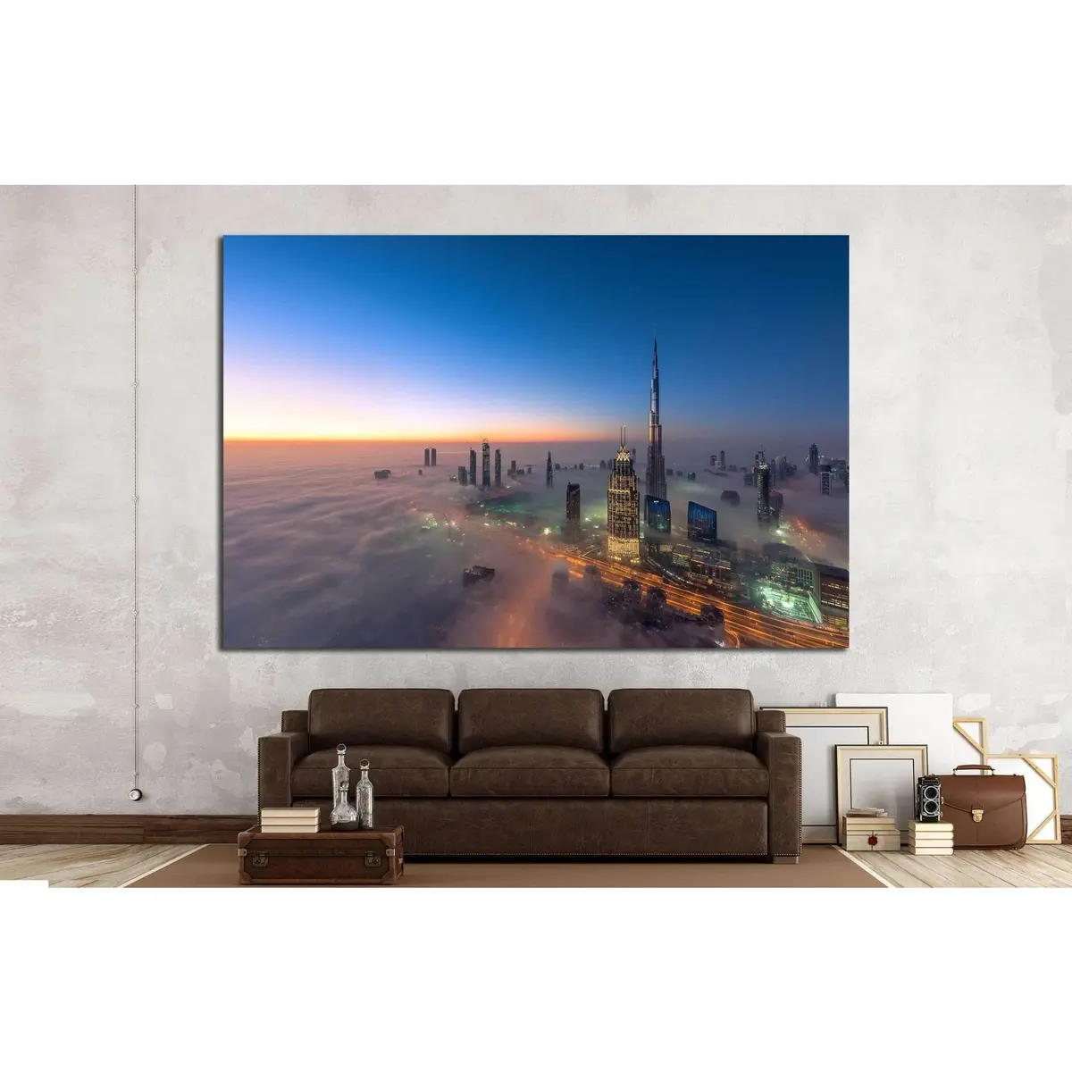 Dubai №1267 Ready To Hang Canvas Print 2