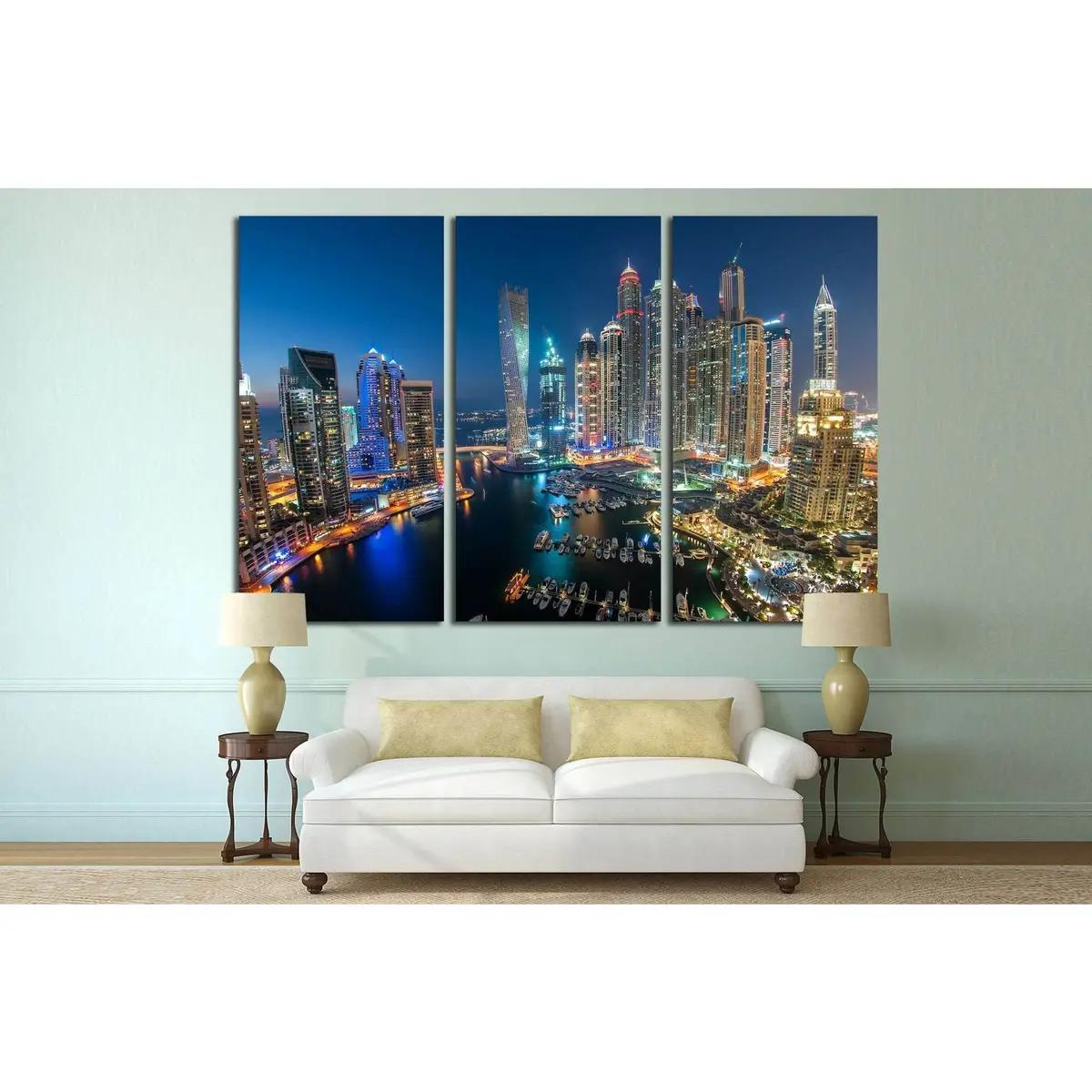 Dubai #569 Premium Canvas Wall Art – Ready to Hang - Image 3