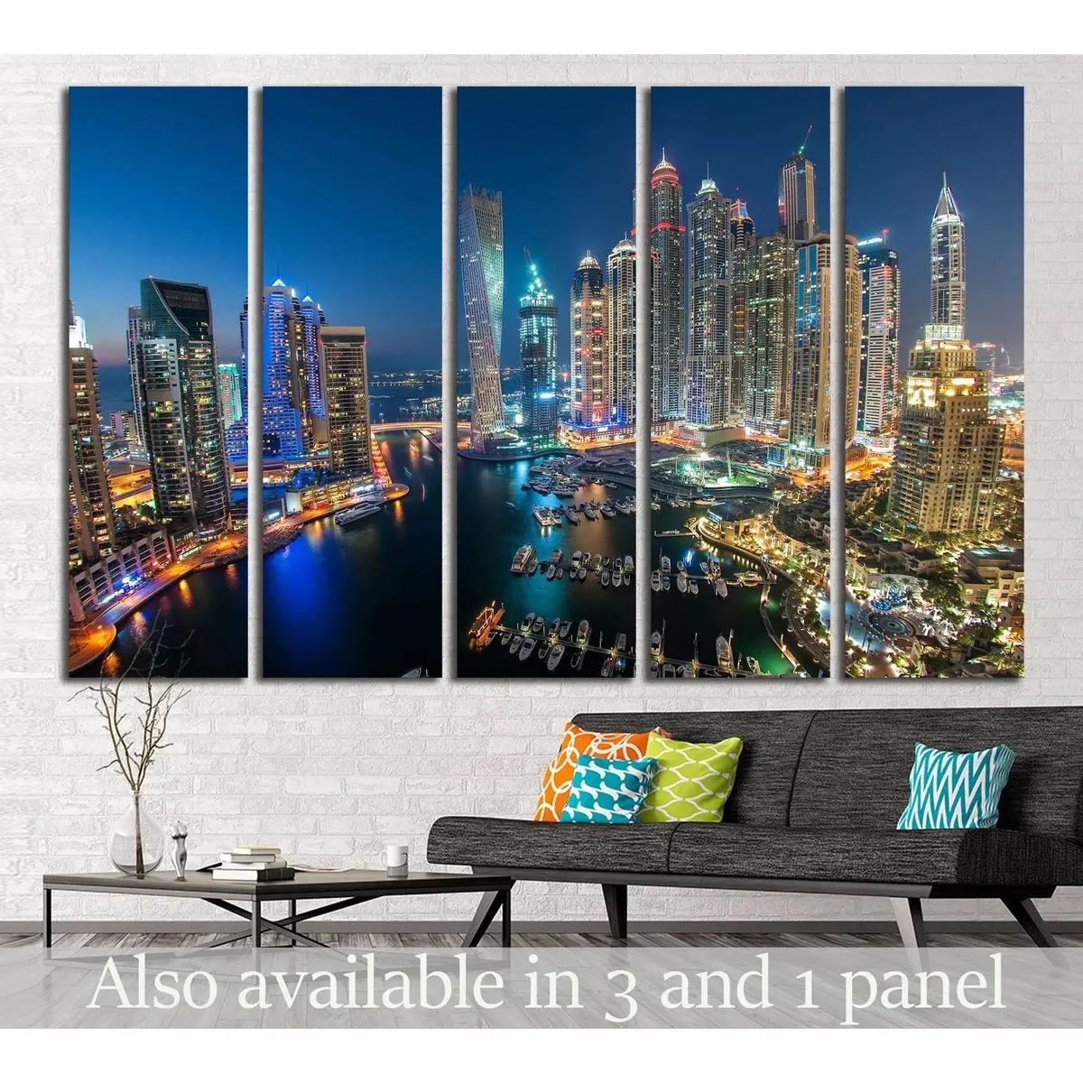 Dubai №569 Ready To Hang Canvas Print 1