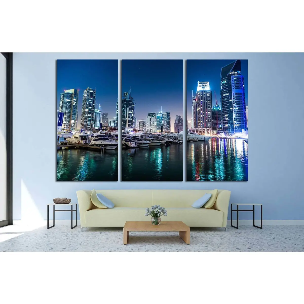 Dubai Cityscape №524 Ready To Hang Canvas Print 5