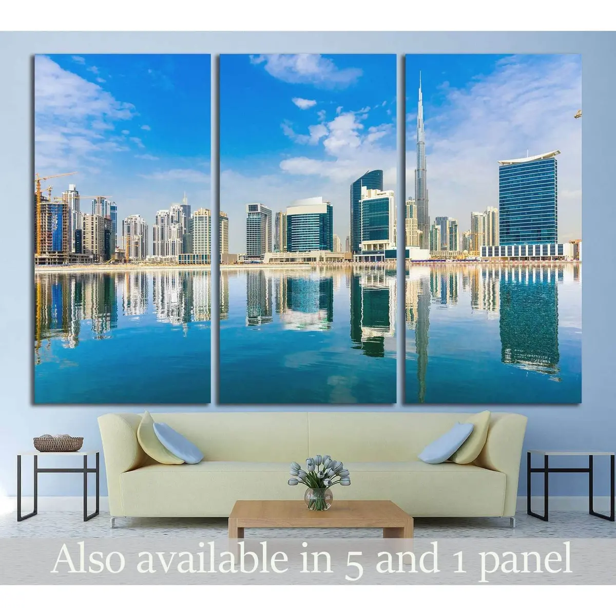 Dubai Skyline, Uae. №1131 Ready To Hang Canvas Print 5
