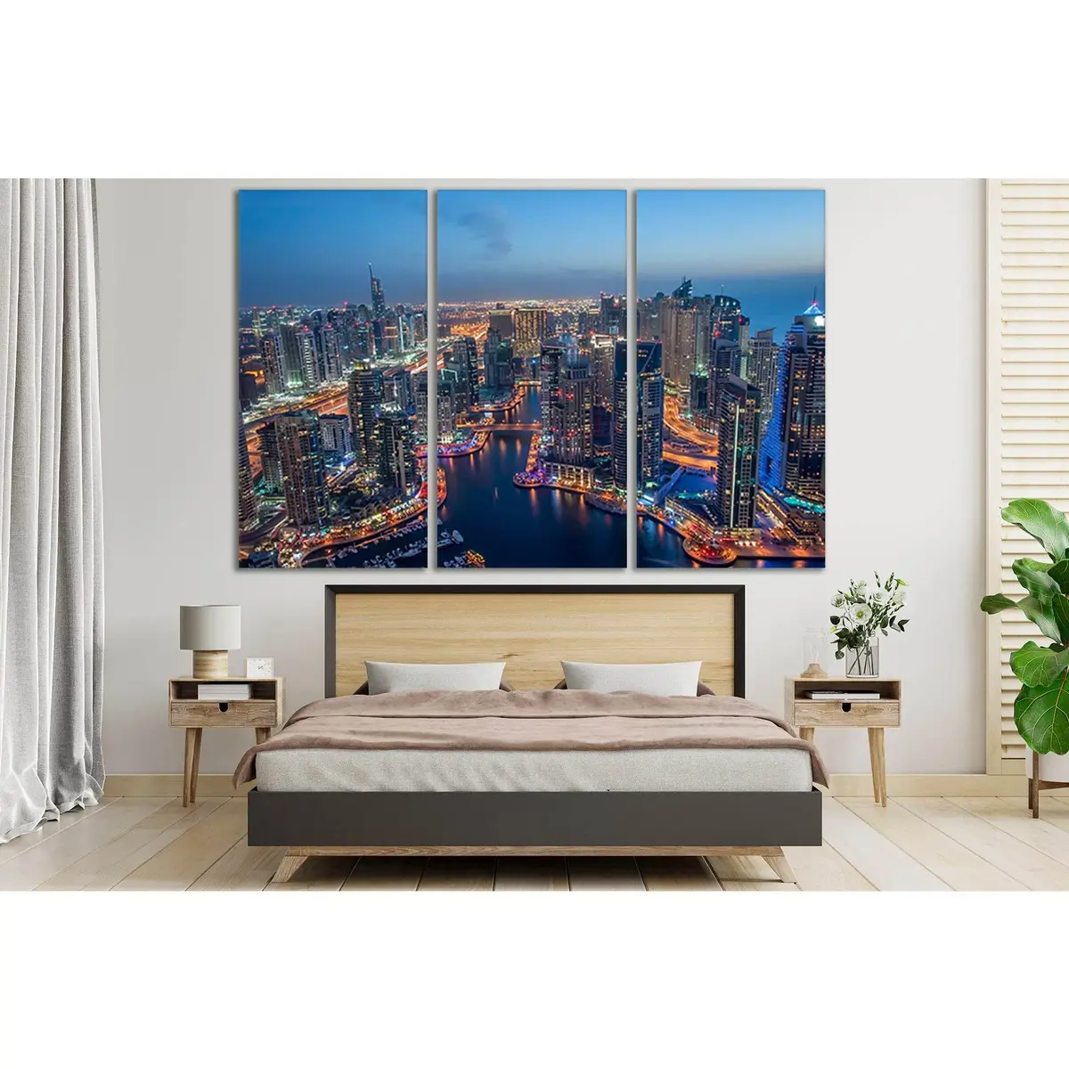 Dubai Skyline View №Sl359 Ready To Hang Canvas Print 5