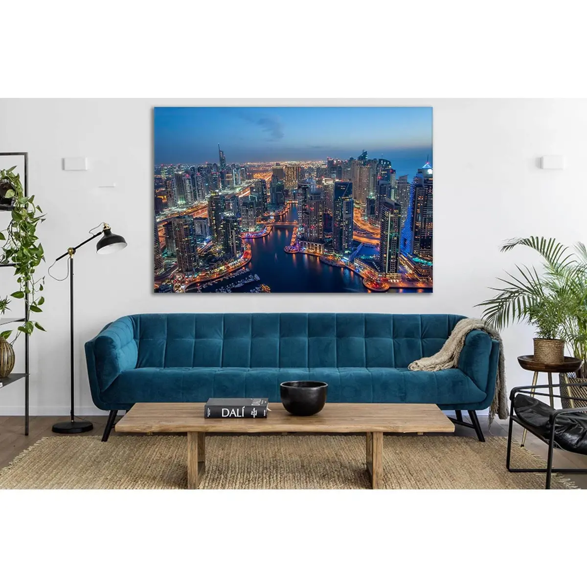 Dubai Skyline View №Sl359 Ready To Hang Canvas Print 2