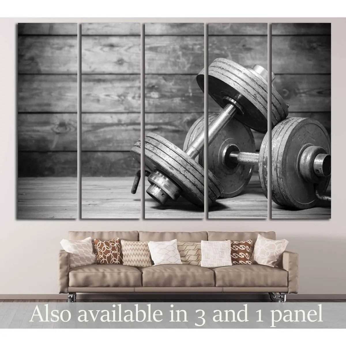 Dumbbless No. 200 Premium Canvas Wall Art — Ready to Hang