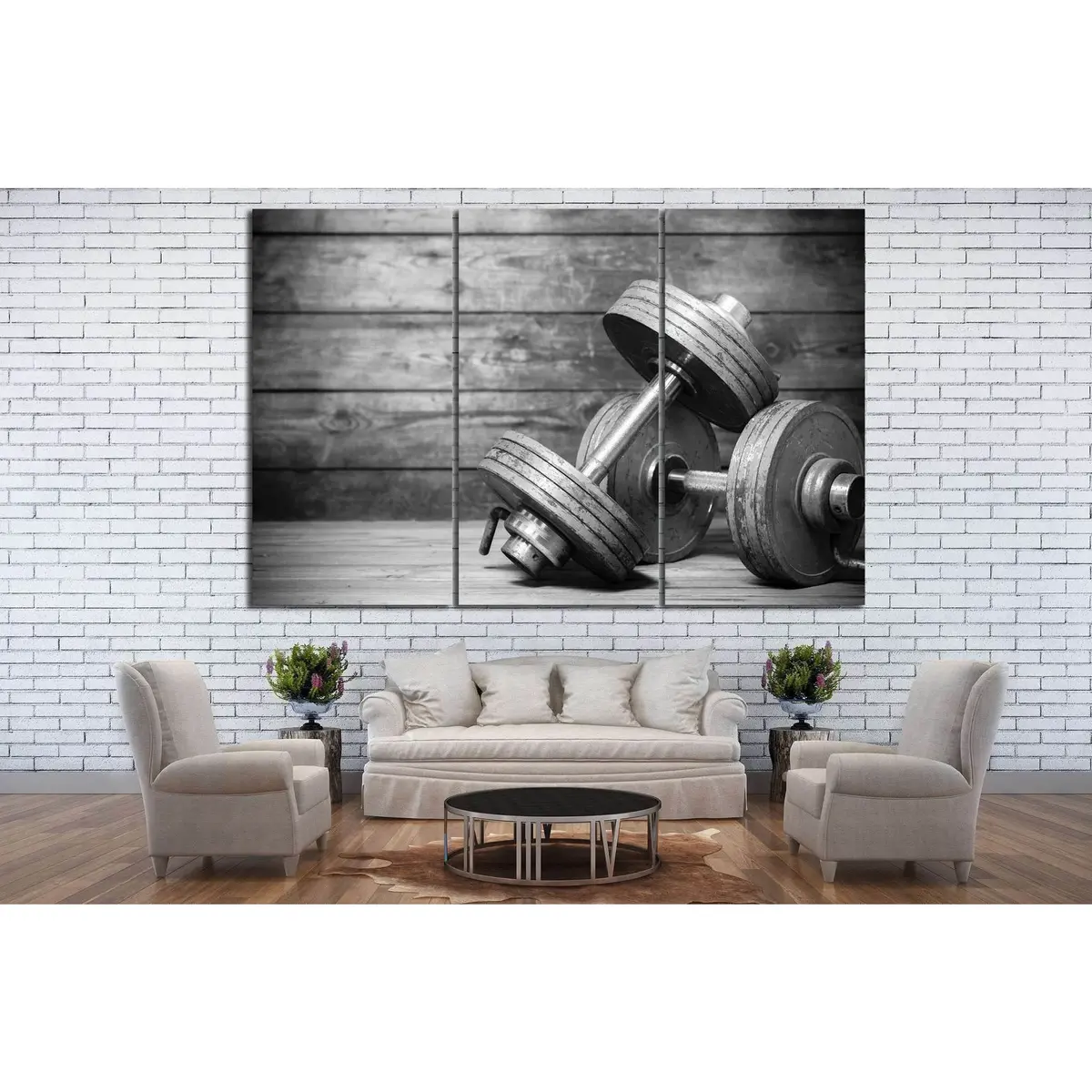 Dumbbless №200 Ready To Hang Canvas Print 5