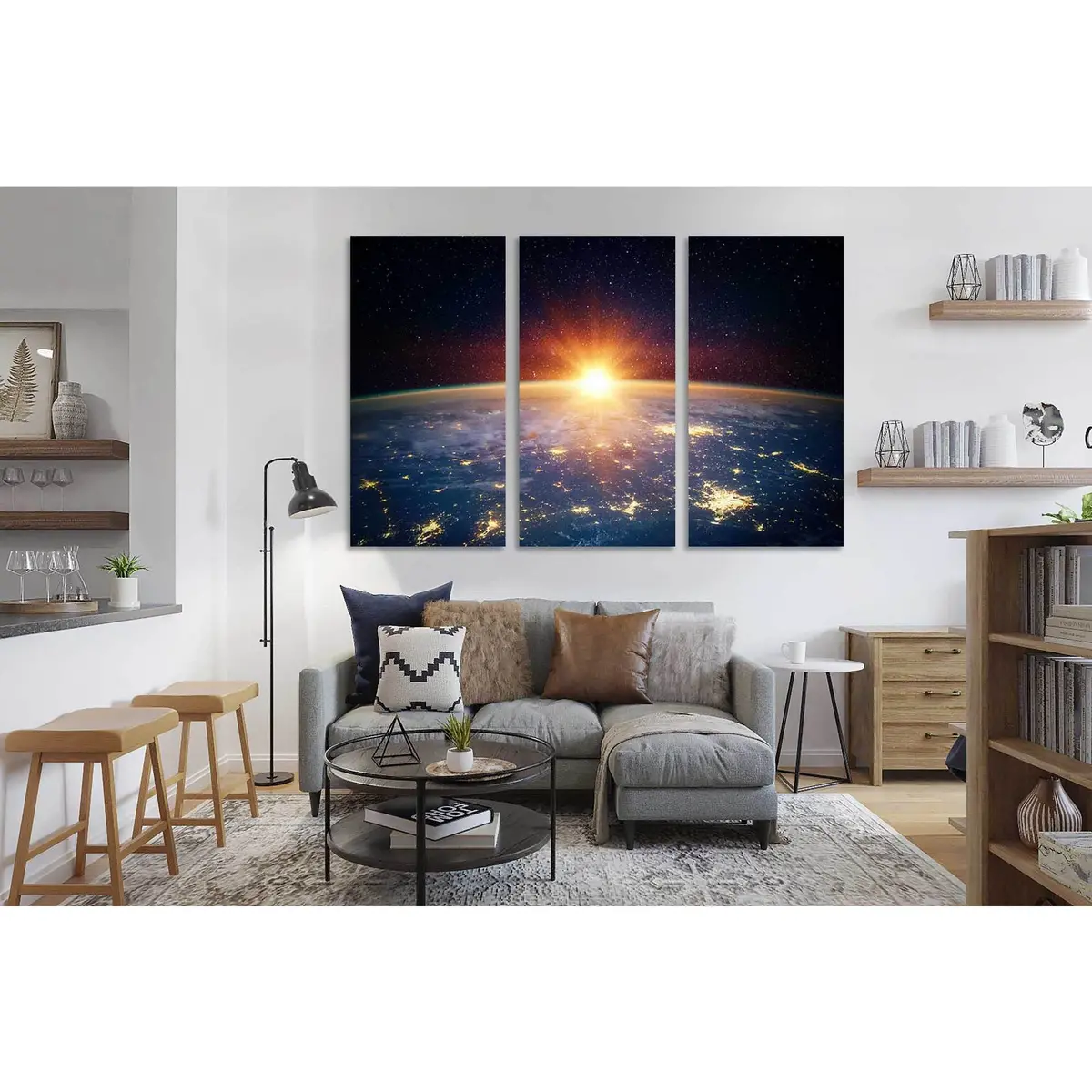 Earth And Sunlight №D2087 Ready To Hang Canvas Print 5