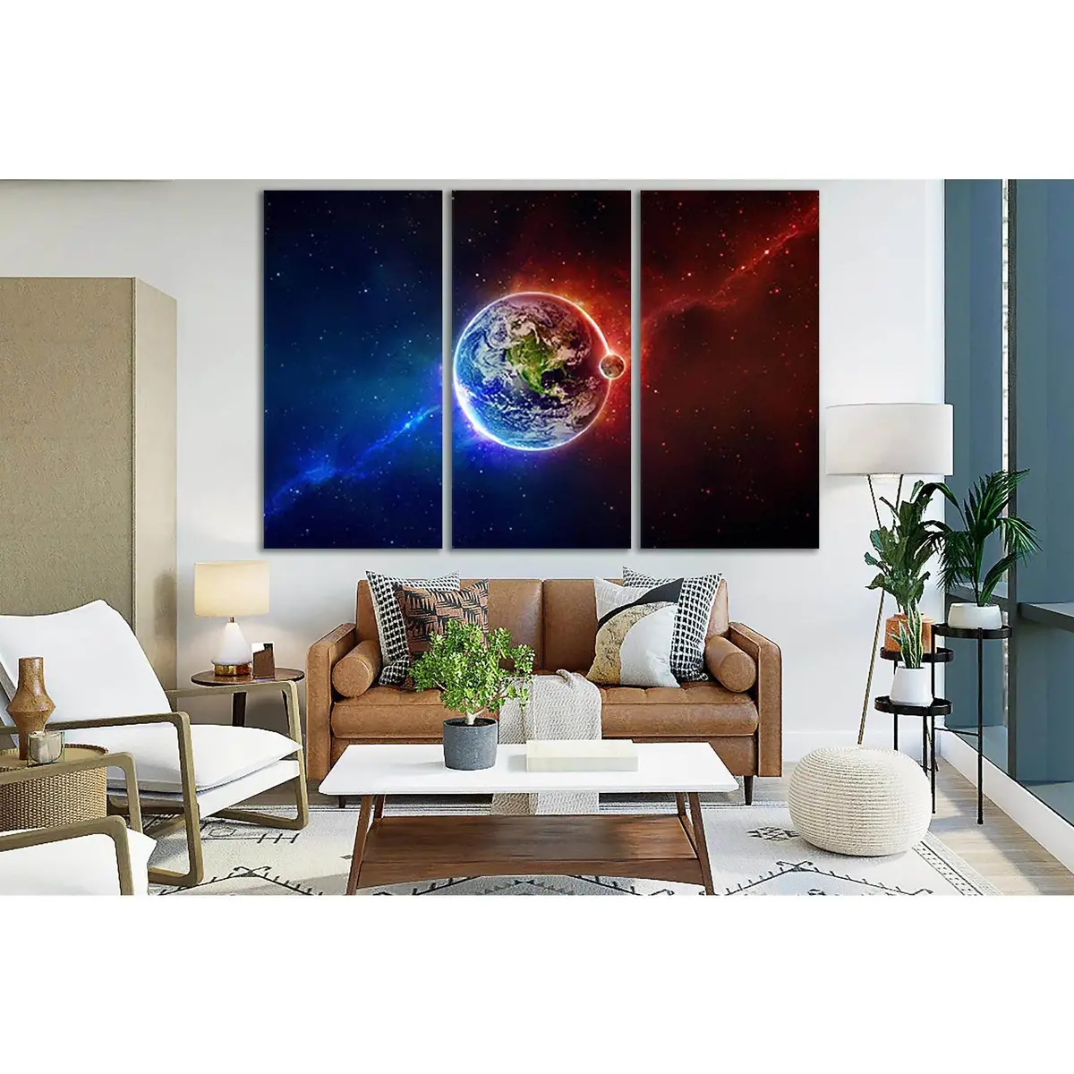 Earths Natural Satellite №Sl440 Ready To Hang Canvas Print 5