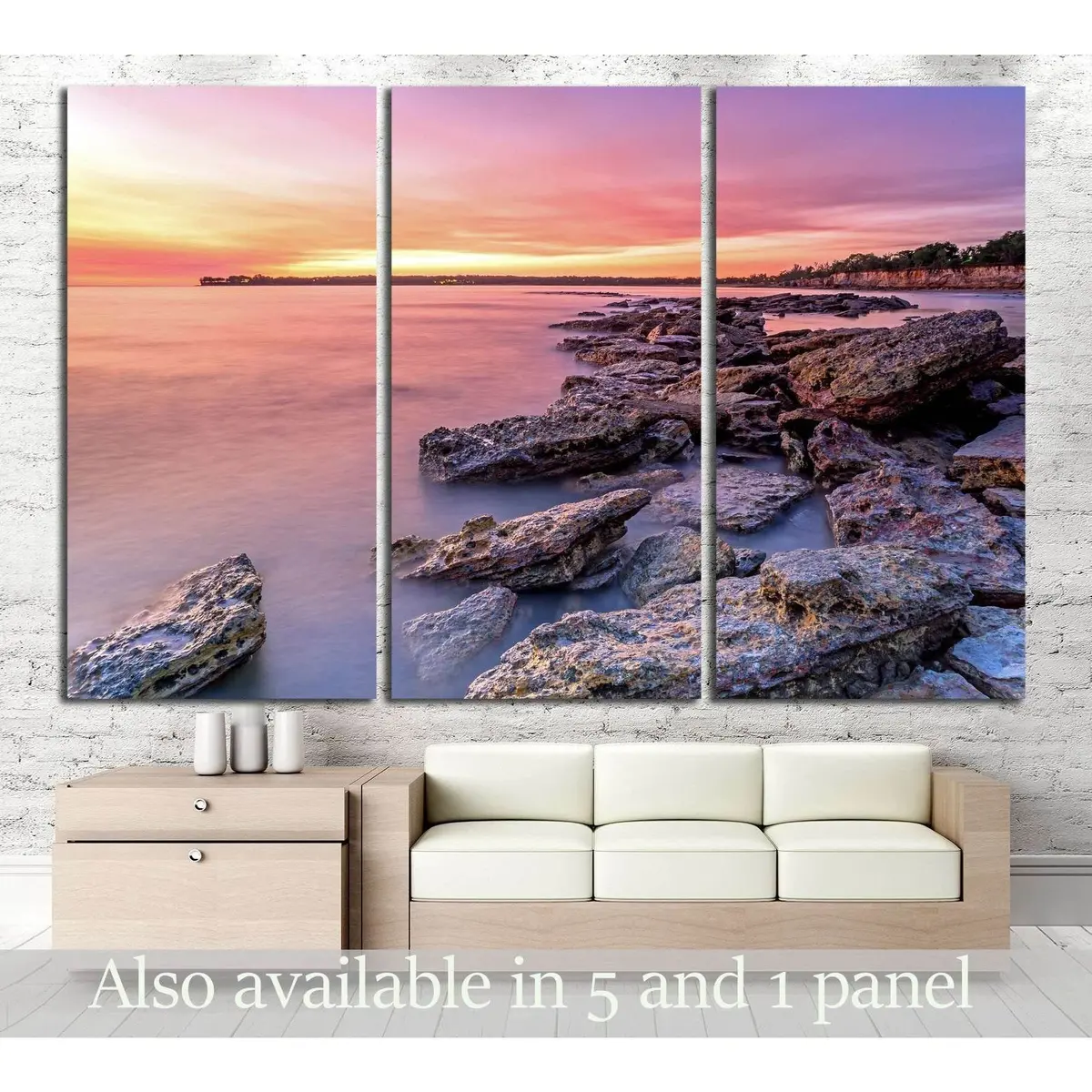 East Point Sunset, Darwin Nt Australia №3112 Ready To Hang Canvas Print 5