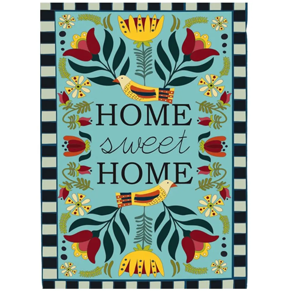 Evergreen "Welcome" Themed House Flags - 28" X 44" 19