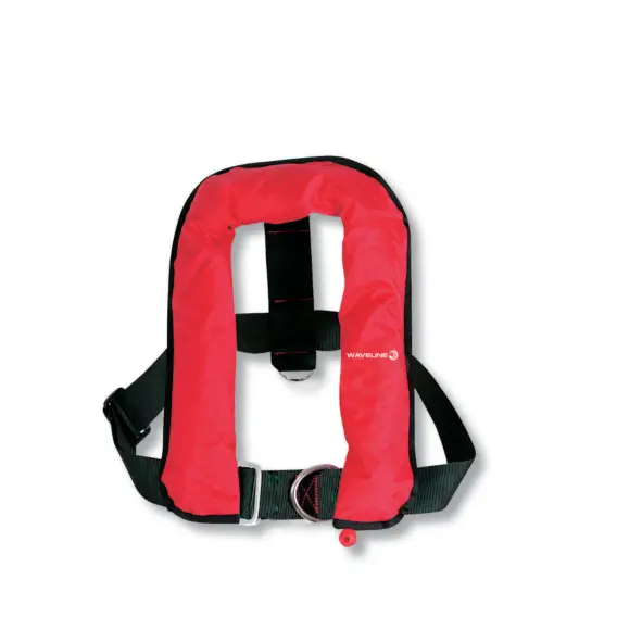 Waveline Childrens Life Jacket 150N Automatic With Harness And Crotch Strap 1