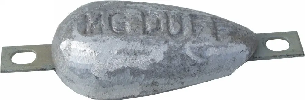 M.G. Duff Magnesium Hull Anode Md77 0.8Kg 'Pear Shape' 1