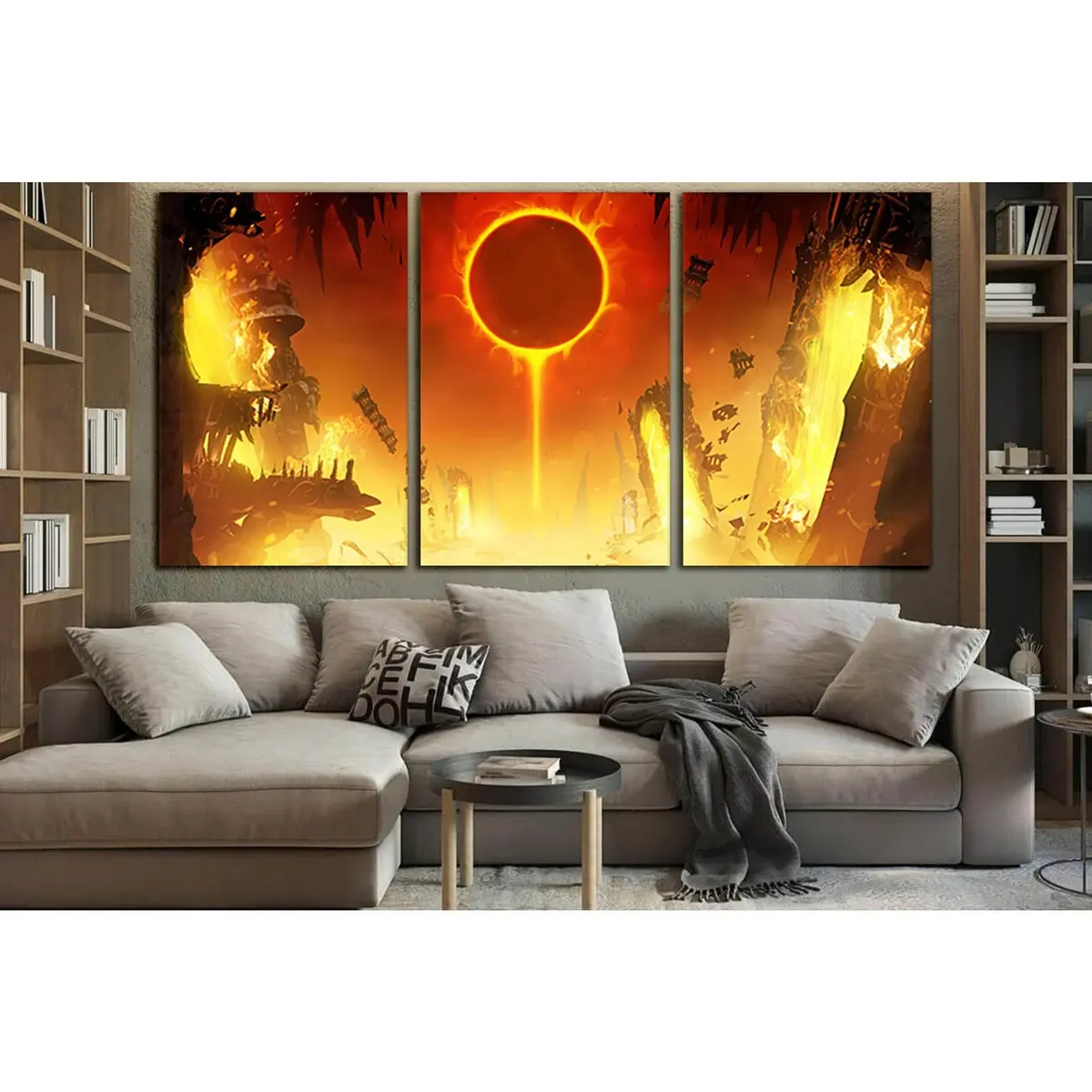 Eclipse Of The Yellow Sun №Sl1218 Ready To Hang Canvas Print 5