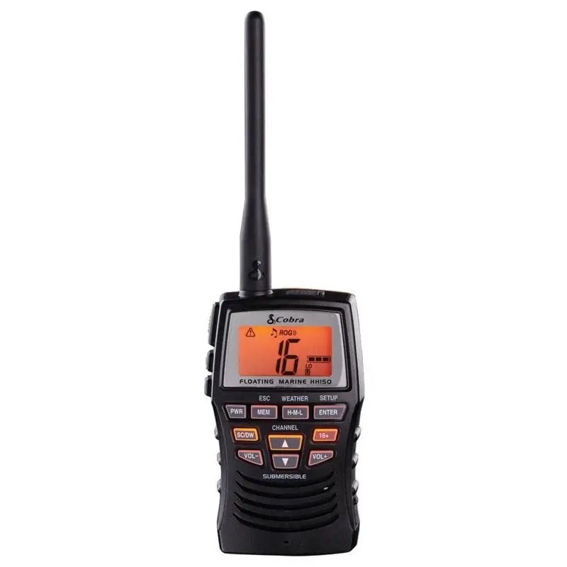 Cobra Hh150 Floating Waterproof Handheld Vhf Marine Radio 1