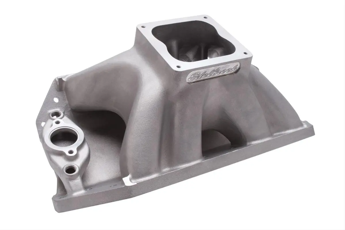 Edelbrock Big Victor Spread-Port Intake Manifold – 28002 For Maximized High-Rpm Airflow 1