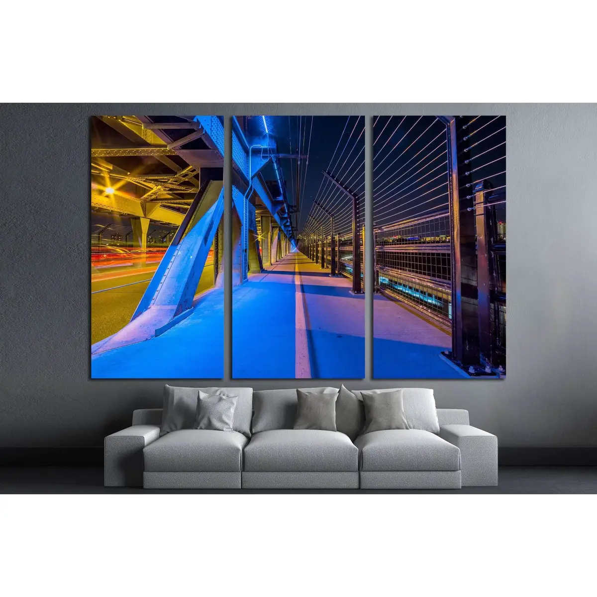 Edmonton, Alberta High Level Bridge №3051 Ready To Hang Canvas Print 5
