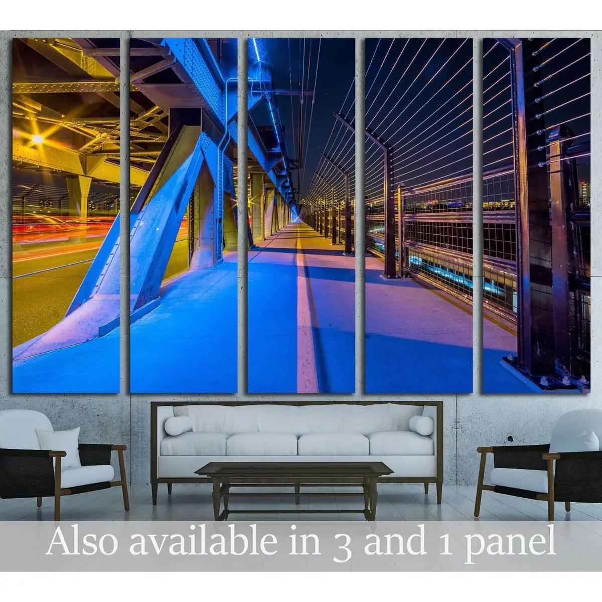 Edmonton High Level Bridge Canvas Wall Art – Ready-to-Hang Print