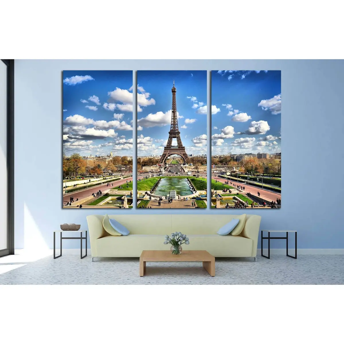 Eiffel Tower №2229 Ready To Hang Canvas Print 5
