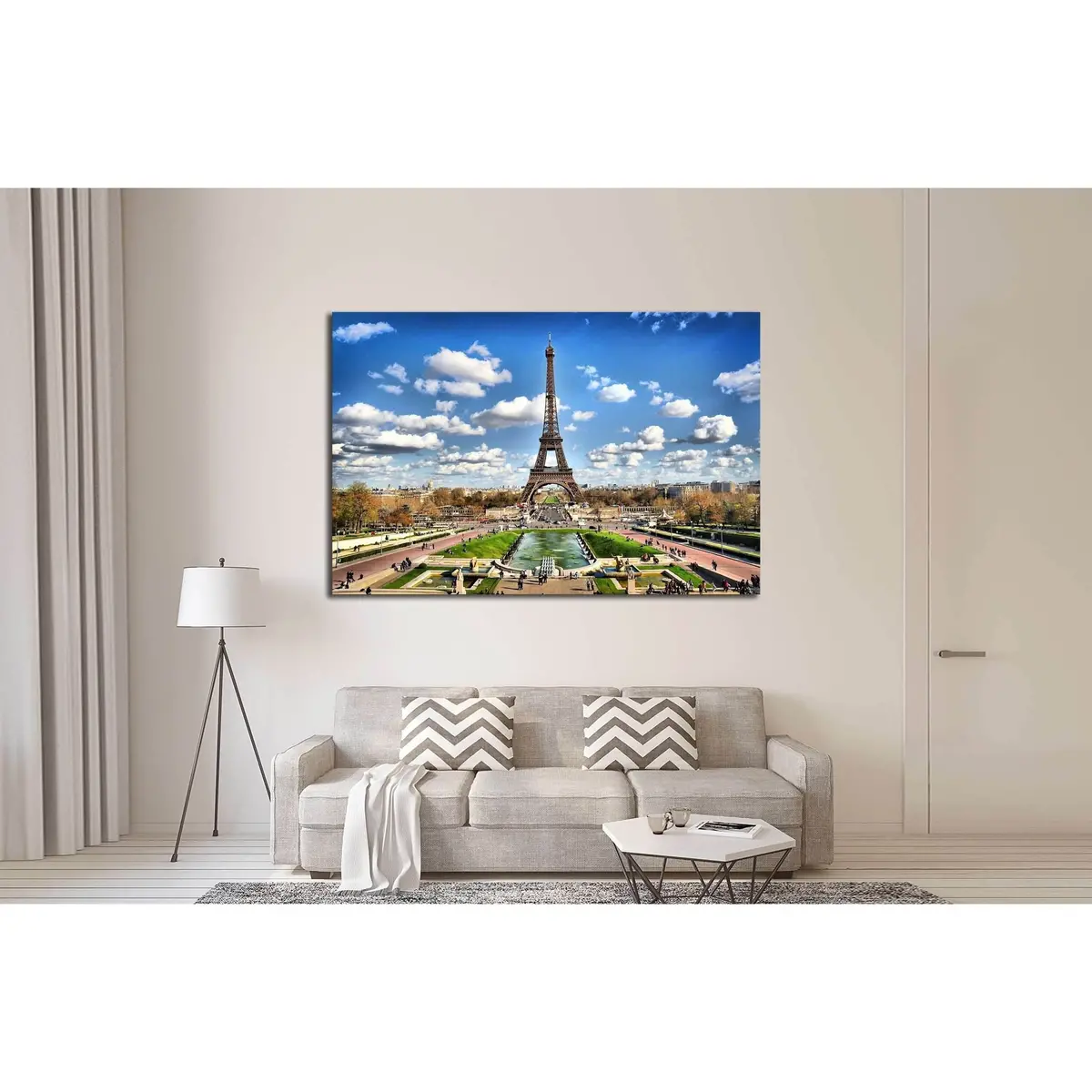 Eiffel Tower №2229 Ready To Hang Canvas Print 3
