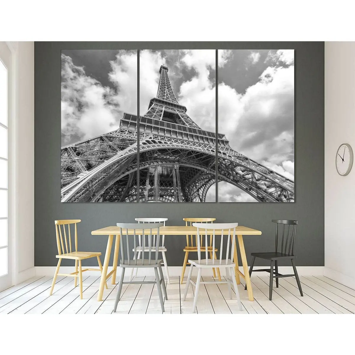 Eiffel Tower №3004 Ready To Hang Canvas Print 5