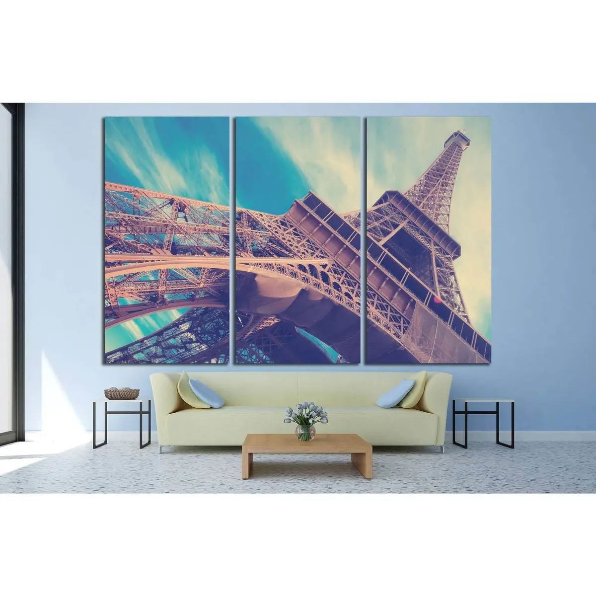 Eiffel Tower In Paris, France №1176 Ready To Hang Canvas Print 5