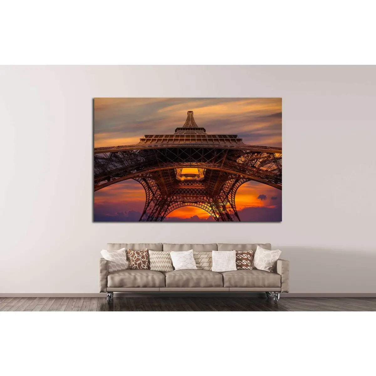 Eiffel Tower, Paris, France №1188 Ready To Hang Canvas Print 2